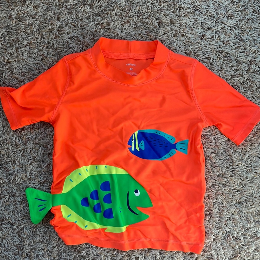 Little fishy swim shirt